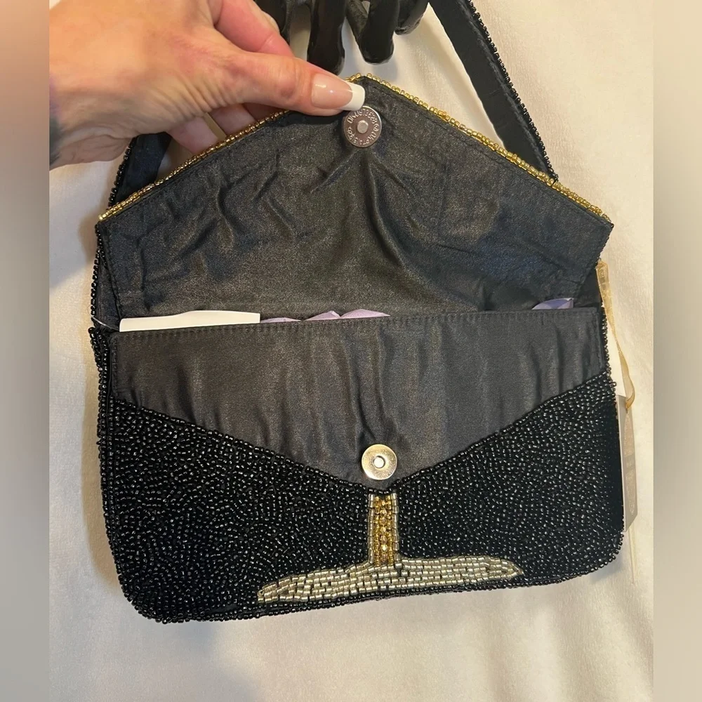 🍸🍸MADE IN INDIA STUNNING VIRAL HANDCRAFTED BEADED MARTINI BAG🍸🍸NWT